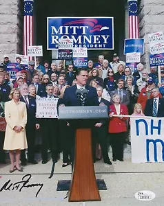Foto firmada por Mitt Romney de 8x10 con certificado de autenticidad JSA #L51311 - Imagen 1 de 2