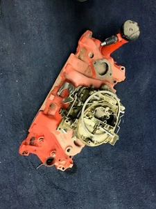 1966 Nova chevelle 327 Chevrolet 3875954 K85 intake quadrajet 17057213 Carb - Bild 1 von 8