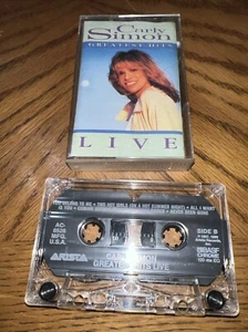 Carly Simon ~ Greatest Hits Live ~ Arista AC-8526 ~ 1988 - Picture 1 of 1