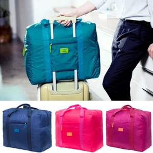 Foldable Travel Duffle Bag Lightweight Carry On Organizer Hand Luggage Trips Bag - Picture 1 of 18