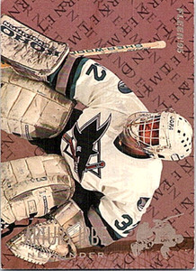 1994-95 Fleer Hockey Netminders #4 Arturs Irbe Sharks