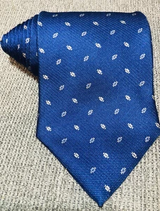 IZOD blaue Krawatte mit kleinen Satelliten 🛰��100% Seide - Bild 1 von 4