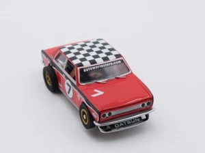 Auto World Xtraction Red/Black/White 1973 Datsun 510 #7 HO Slot Car 1 of 1008 - Picture 1 of 7