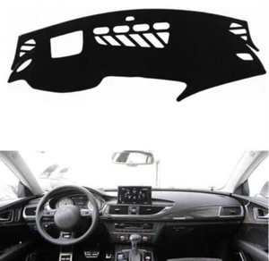1 pieza Cubierta de tablero negro para automóvil Dashmat para Audi A7 S7 2010 LHD - Imagen 1 de 5