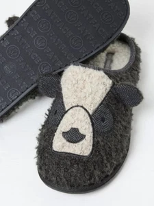 Fat Face Cubby the Bear Cub Hausschuhe Medium Größe UK 8 - 9 NEU UVP 32€ - Bild 1 von 4