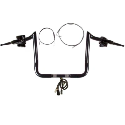 Kit de barra PrimeApe 2008-2013 Harley Street Glide 1 1/4" negro 13" con radio con ABS Foto 1 de 4