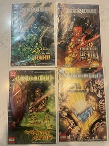 Lego Bionicle #2, 3, 4, 11. DC, 2001-03. Mid To High Grade. See Pics. - Picture 1 of 24