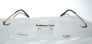 Montatura occhiali da vista Zellini Lunettes 16082 C2 argento titanio senza montatura 57-18-140 - Foto 1 di 2