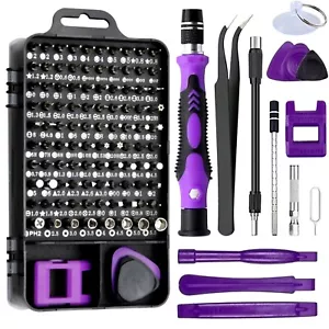 115 in 1 Magnetic Precision Screwdriver Set PC Phone Electronics Repair Tool Kit - Picture 1 of 10