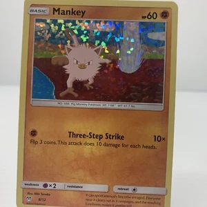 Pokemon Card MANKEY Rare Holo 8/12 2019 McDonalds Promo Set - Picture 1 of 13
