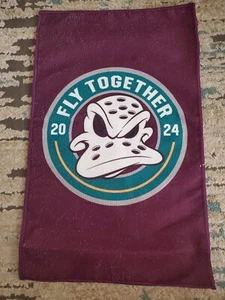 ANAHEIM DUCKS DAY 2024 DCA Magic Key Rally Towel 30th Anniversary Disney NEW NHL - Picture 1 of 5