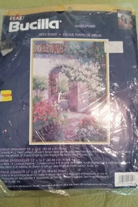 Bucilla Needlepoint Sunlit Archway nuevo en paquete 12""x16,5"" EE. UU. 2000 - Imagen 1 de 4