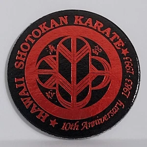 Vintage Pog * Hawaii Shotokan Karate 10th Anniversary * Red Foil * Bin145 - Picture 1 of 1