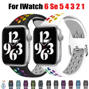 Correa Accesorios Silicona Para Apple Watch Ultra2 Serie 9 8 7 6 5 4 3 Banda - Imagen 1 de 23