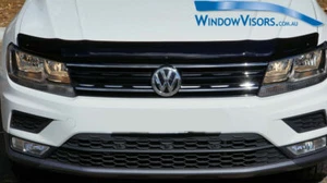Premium Quality Bonnet Protector Tinted for Volkswagen Tiguan II 2016 to 2020 - Picture 1 of 12