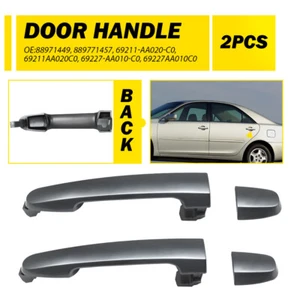 2PCS Rear Left +Right Outside Door Handle For 2001-07 Highlander 2002-2006 Camry - Foto 1 di 16