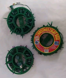 Lot Of 3 Green & Purple Decorative Mini-Lights Party Holiday Decor - Picture 1 of 5