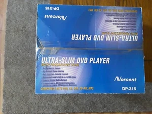 Norcent DP-315 Ultra Slim DVD Player Dolby Progressive Scan Brand New UNUSED!! - Picture 1 of 5