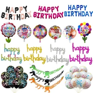 Venta al por mayor Feliz cumpleaños 18" PULGADAS GRANDES Globos de Lámina Fiesta de Cumpleaños NUEVOS - Imagen 1 de 70