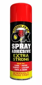 Spray Adesivo 500ml Forte Come Un Bue Tappeto Extra Forte - Foto 1 di 3
