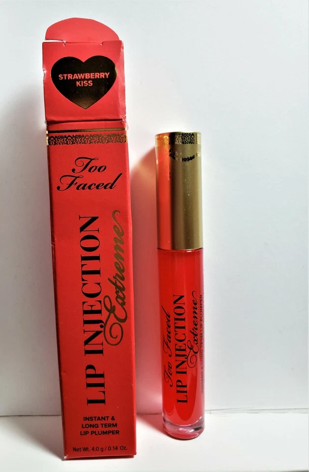 Too Faced Lip Injection Extreme Strawberry Kiss 0.14 Oz Full Size