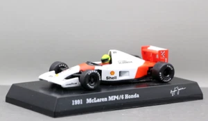 Kyosho 1/64 Ayrton Senna Formula One Collection Mclaren Honda F1 Mp4/6 1991 No.1 - Picture 1 of 4