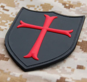 3D PVC Cross Crusader Shield Patch SEAL DEVGRU Gold Squadron NSWDG ST6 NSW - Picture 1 of 1