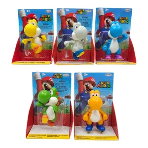 Super Mario Yoshi 2.5" Mini Action Figures Nintendo Jakks Pacific Lot of 5 NEW - Picture 1 of 10