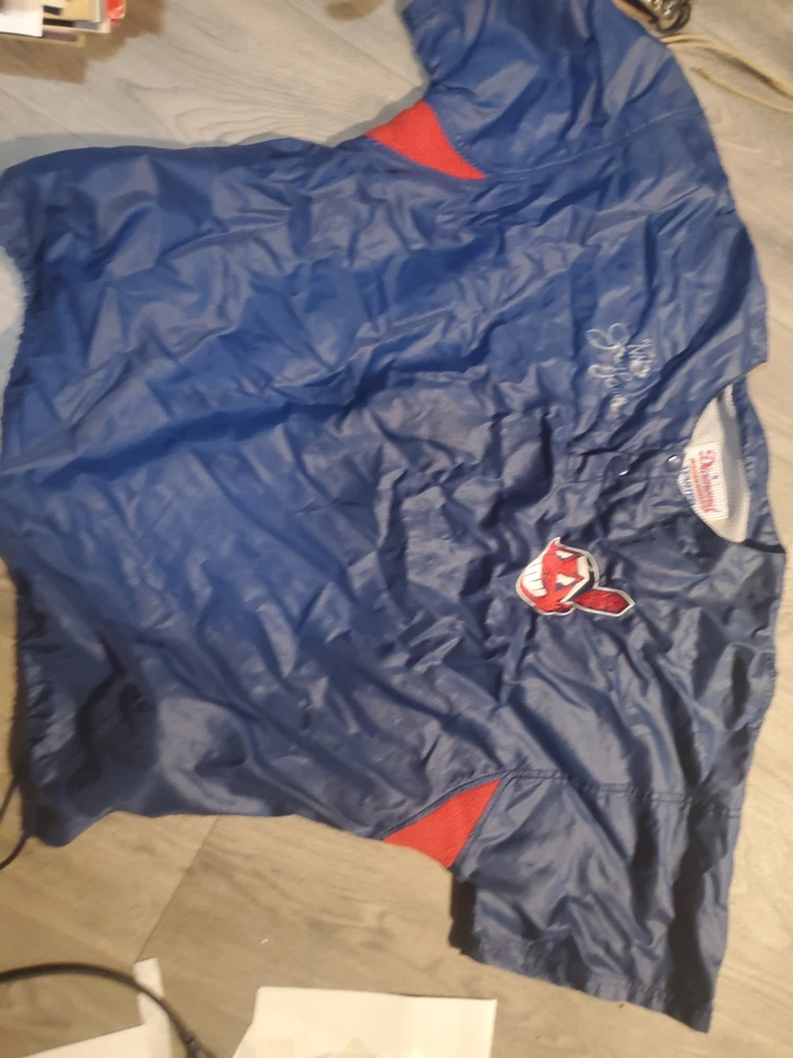 Cortavientos Jerry Lawler Softbol usado USWA WWF WWE AWA KING lucha libre firmado  Foto 1 de 1