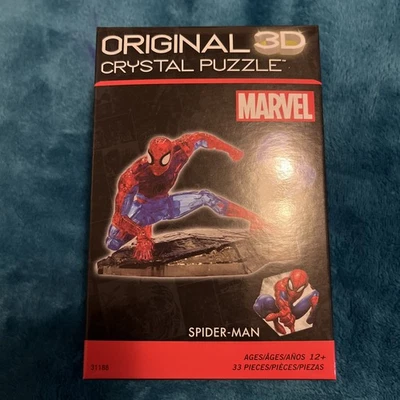 BePuzzled, Marvel Spider-Man Super Hero Original 3D Crystal Puzzle, NEW SEALED - Image 1 of 4