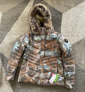 Women’s Obermeyer Tuscany II Ski Jacket Vintage Camo Sz 10 NWT - Picture 1 of 8