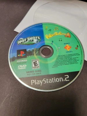 Parappa Rapper 2 & Hot Shots Golf 3 Double DEMO DISC (PS2) - Resurfaced  - Image 1 of 2