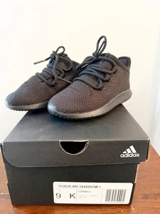 Adidas Tubular Shadow C Originals Little Kids Shoes Black-White-Black - Picture 1 of 6
