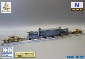 1/160 (Escala N) Segunda Guerra Mundial Alemán Nº16 Tren/con Ruedas Kit Resina (Motor no incluido) - Imagen 1 de 4