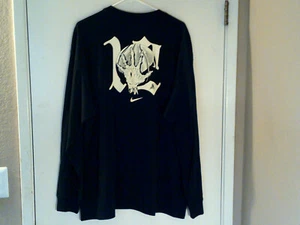 NEW NIKE JA MORANT "Max90 Skeleton GFX LS Tee" MEN'S BLACK T-SHIRT XL FN0807-010 - Picture 1 of 10