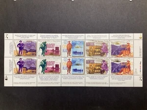 Canada Stamps 1996 #1606a - 1606e Yukon Gold Rush Centennial 45¢ MNH OG Pane 10 - Picture 1 of 1