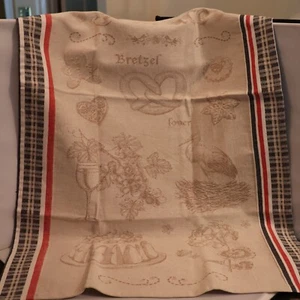Tissus Toselli Jacquard Küchentuch - Storch/Trauben - Frankreich - Neu - Bild 1 von 10