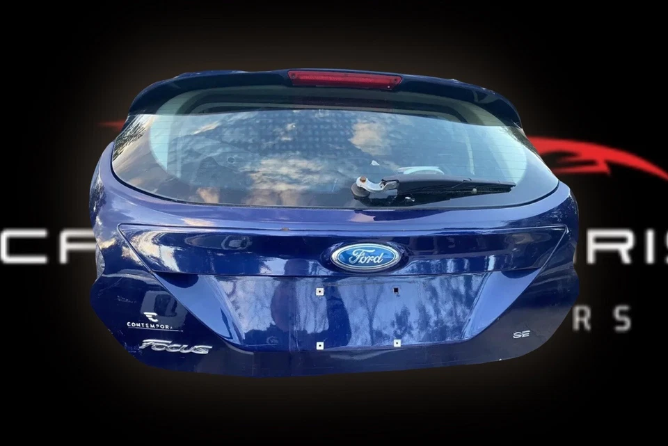 Ford Focus SE 2012 13 14 hatchback puerta levadiza trasera tapa maletero puerta de vidrio OEM azul Foto 1 de 1