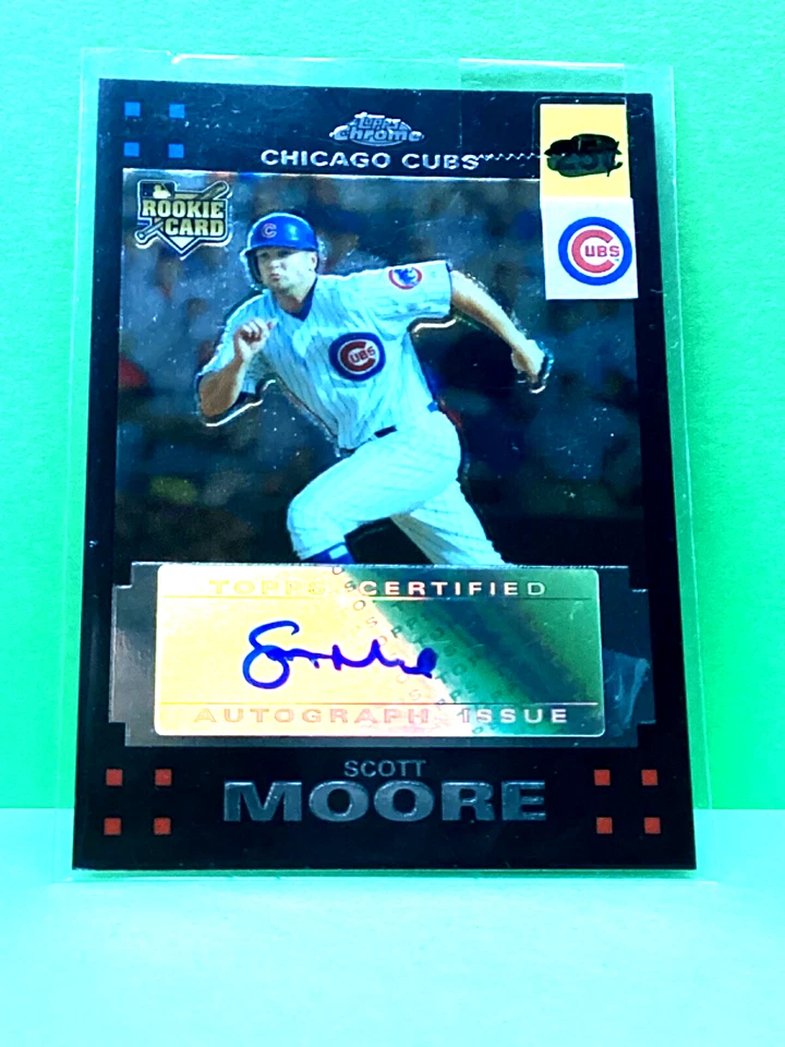 Scott Moore 2007 Topps chrome auto autograph rookie card - Image 1 of 1