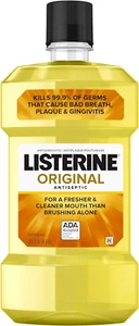 Listerine Original Antiseptic Oral Care Mouthwash to Kill 99% of Germs That Caus - Picture 1 of 7