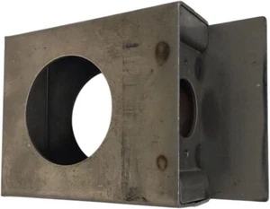 Steel Gate / Door Lockbox, 2-3/8" Backset, Single/Double Hole, Multiple Sizes - Picture 1 of 6