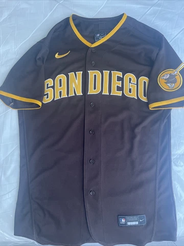 Blank San Diego Padres Nike Alternate 100% Authentic Jersey Size 44 Cover