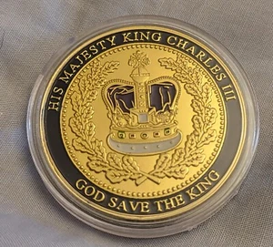 King Charles III Coronation Goldmünze 2023 Royal Family God Save the Crown - Bild 1 von 11