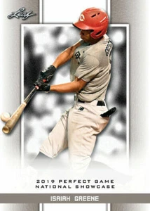 ISAIAH GREENE 2019 "1ST EVER PRINTED" LEAF PERFECT GAME NIKE ROOKIE CARD #90! - Picture 1 of 1
