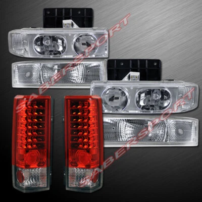 Combo faros + luces de señalización de estacionamiento + luces traseras LED para Astro Van 1995-2005  Foto 1 de 4