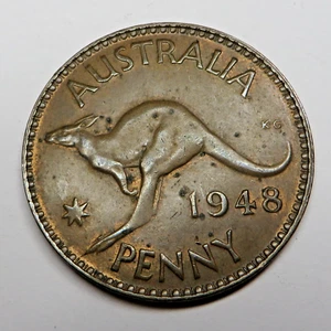 Australia Penny 1948(m) Bronze KM#36 - Picture 1 of 2
