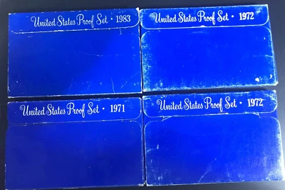 1971, 2-1972, 1983 U.S. Proof Sets and a 1996 Uncirculatesd Bnak set - Image 1 of 4