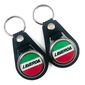 Fob Key Ring Keychain for Laverda Classic Motorcycle (2-Pack) - Picture 1 of 3
