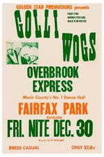  Early Creedence  * The GolliWogs * Concert Poster 1967  12x18