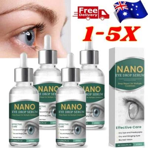 NEW Nano Eye Drops Serum,Natural Nano Lubricant Eye Drops for Dry Eye Presbyopia - Picture 1 of 23